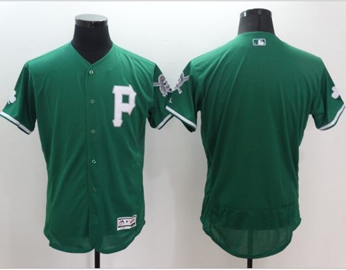 Pirates Blank Green Celtic Flexbase Authentic Collection Stitched MLB Jersey